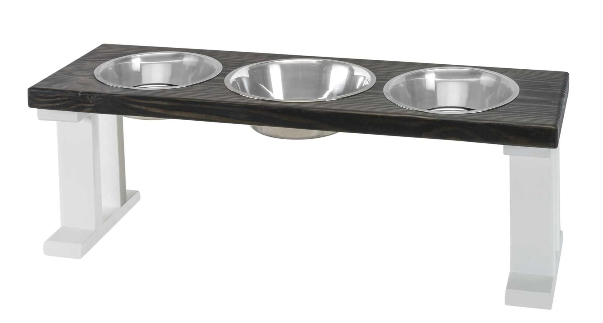 Farmhouse 3 Bowl Elevated Regular Feeder - Your Pet Connection