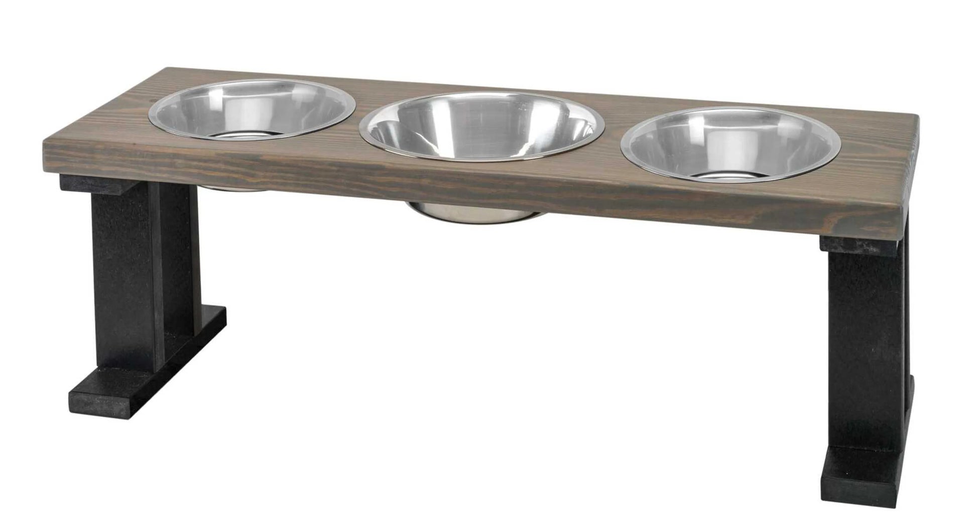 Farmhouse 3 Bowl Elevated Regular Feeder - Your Pet Connection