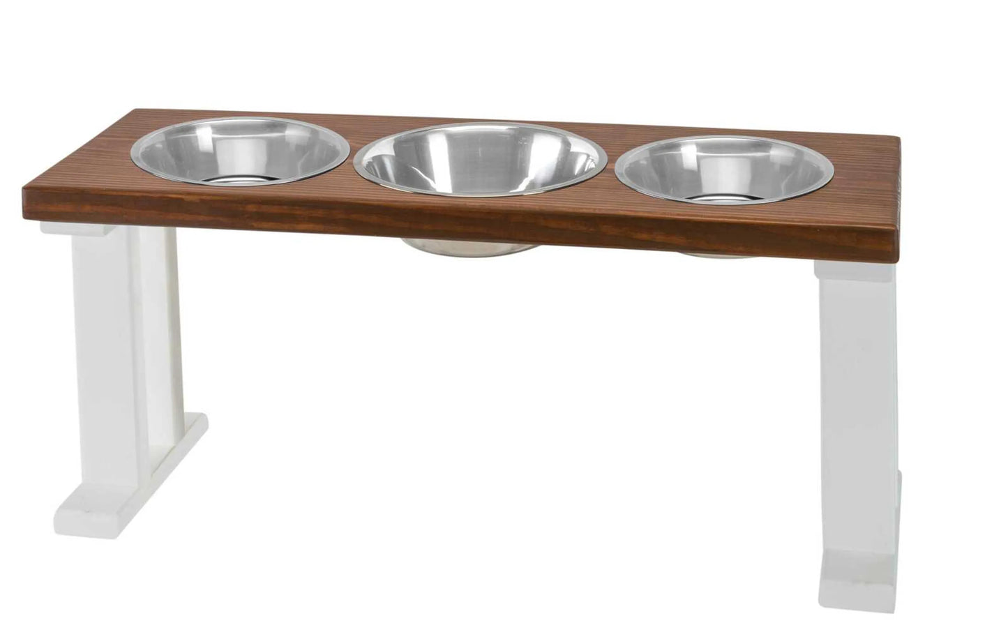 Farmhouse 3 Bowl Elevated Regular Feeder - Your Pet Connection