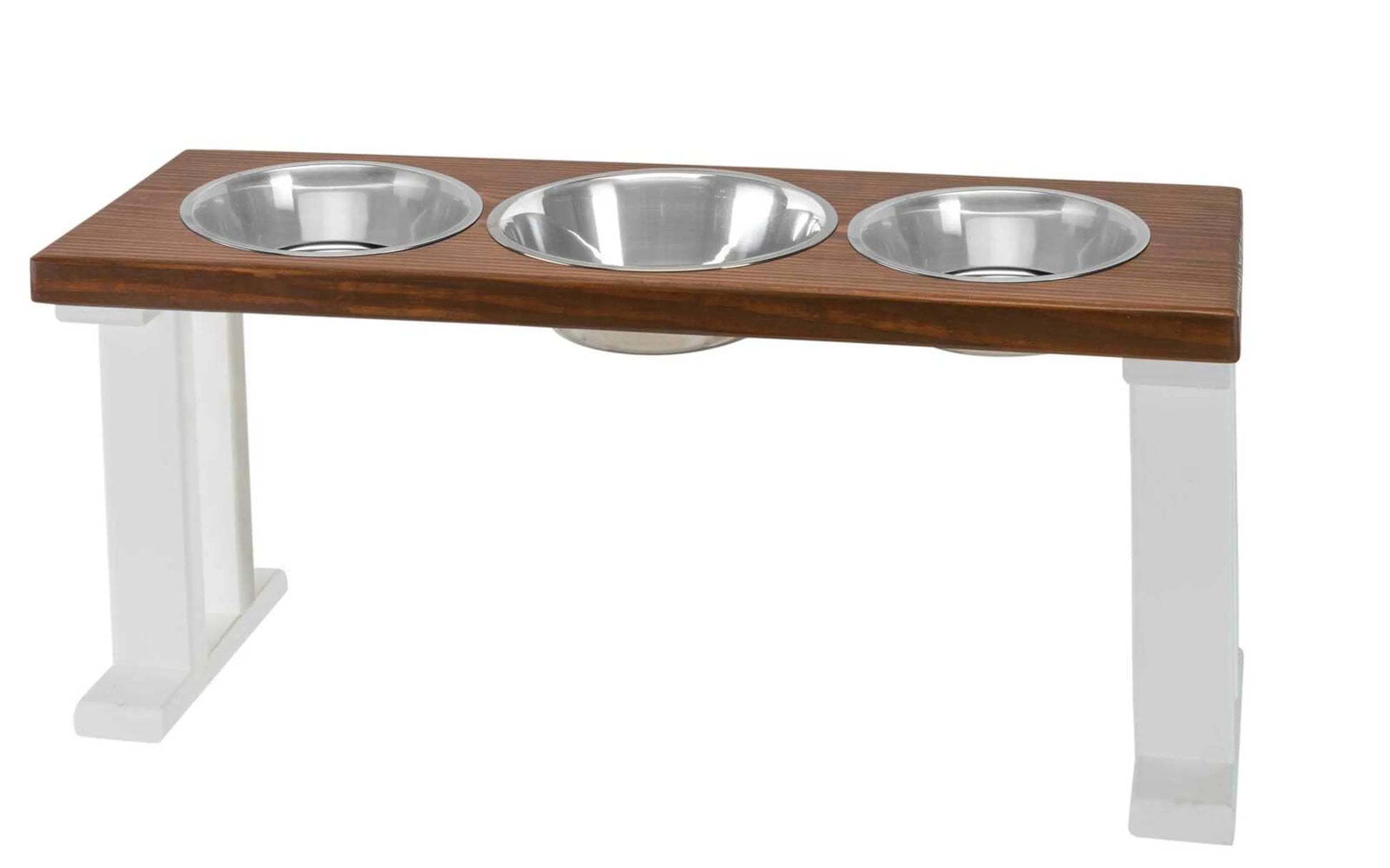Farmhouse 3 Bowl Elevated Regular Feeder - Your Pet Connection