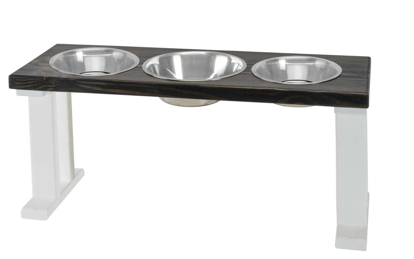 Farmhouse 3 Bowl Elevated Regular Feeder - Your Pet Connection