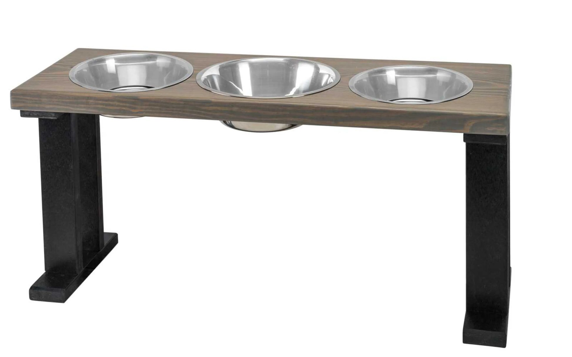 Farmhouse 3 Bowl Elevated Regular Feeder - Your Pet Connection
