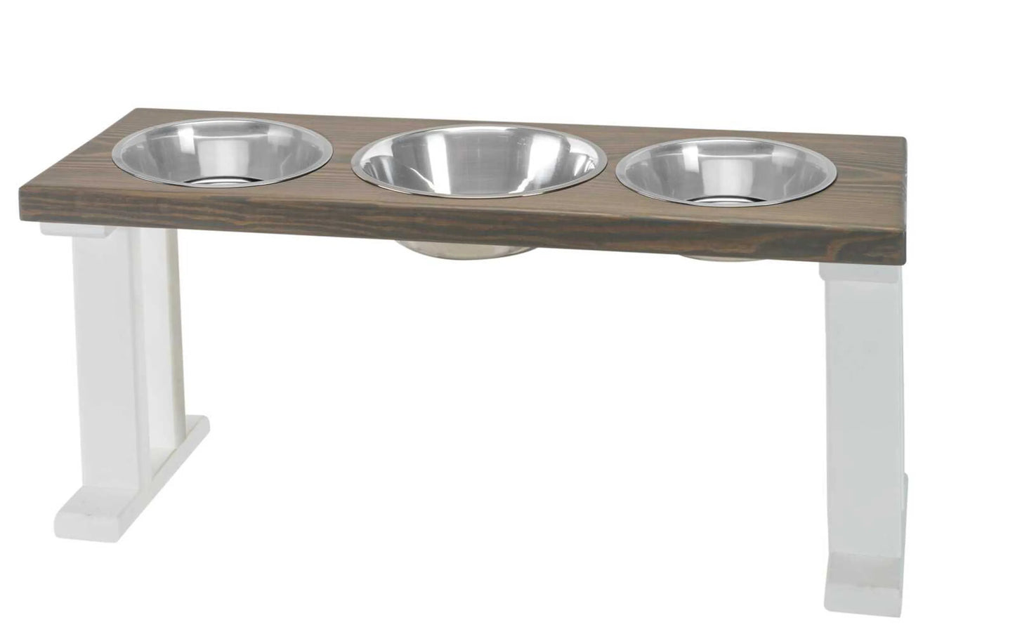 Farmhouse 3 Bowl Elevated Regular Feeder - Your Pet Connection