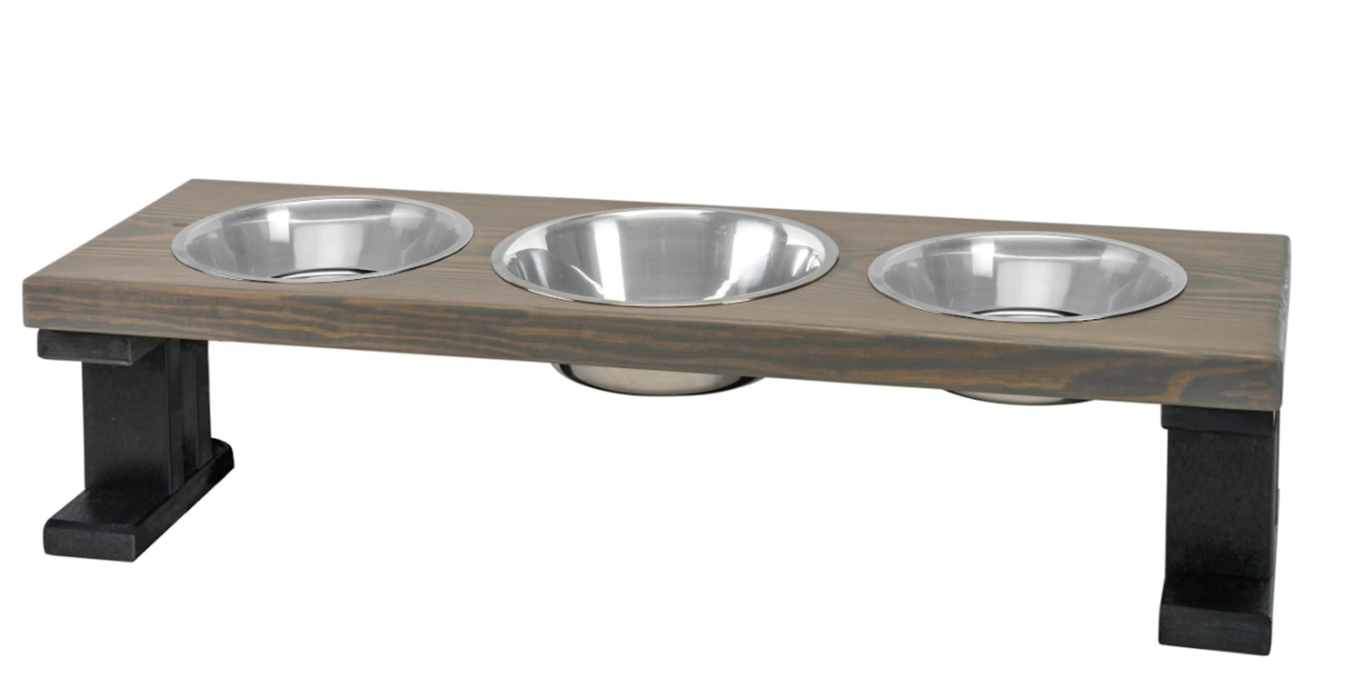Farmhouse 3 Bowl Elevated Regular Feeder - Your Pet Connection
