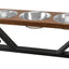 Farmhouse 3-Bowl Elevated Dog Feeder Ebony Small, Black Base
