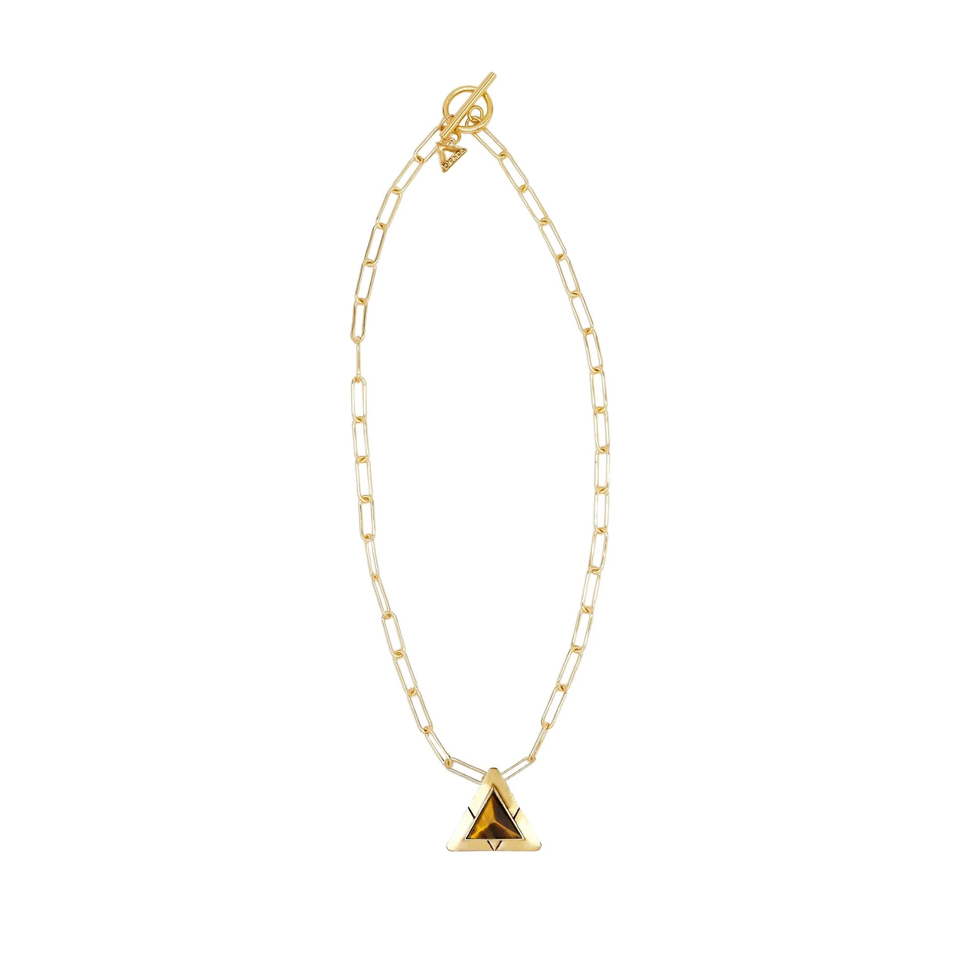 Infinity Triangle Necklace in Gold - Your Pet Connection