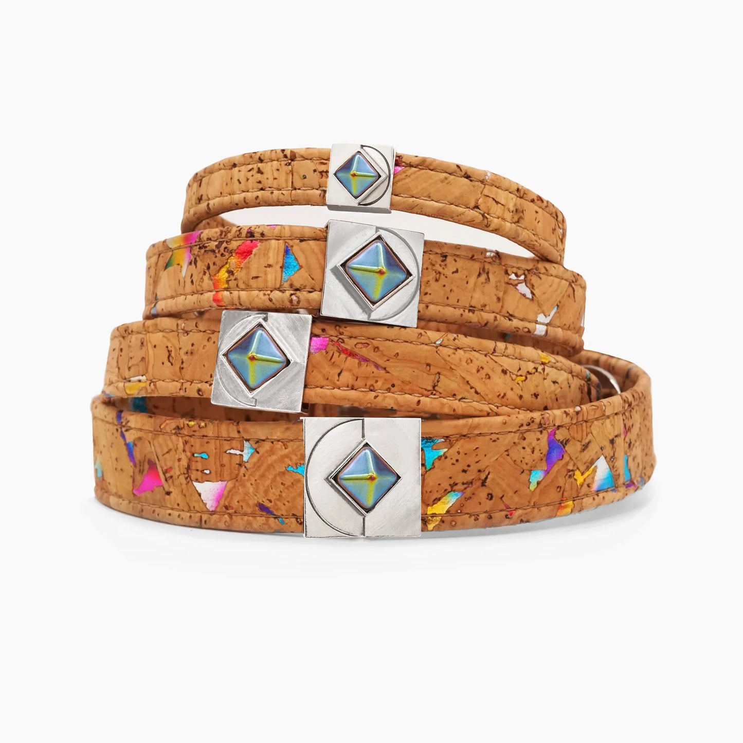 DIPHDA Iridescent Rainbow Pride Collar for Pets