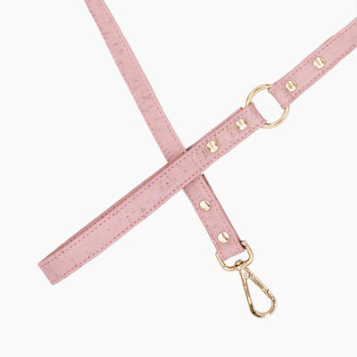 Love Pink Cork Leather Leash - Your Pet Connection