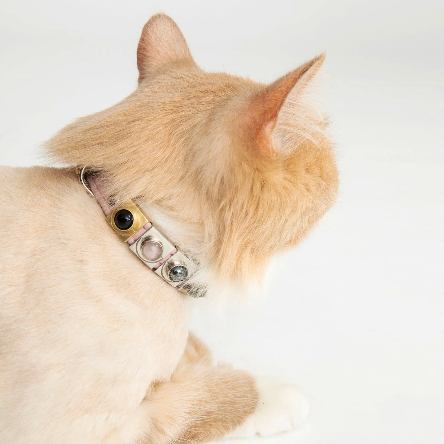 Rose Quartz Moon Charm - Your Pet Connection