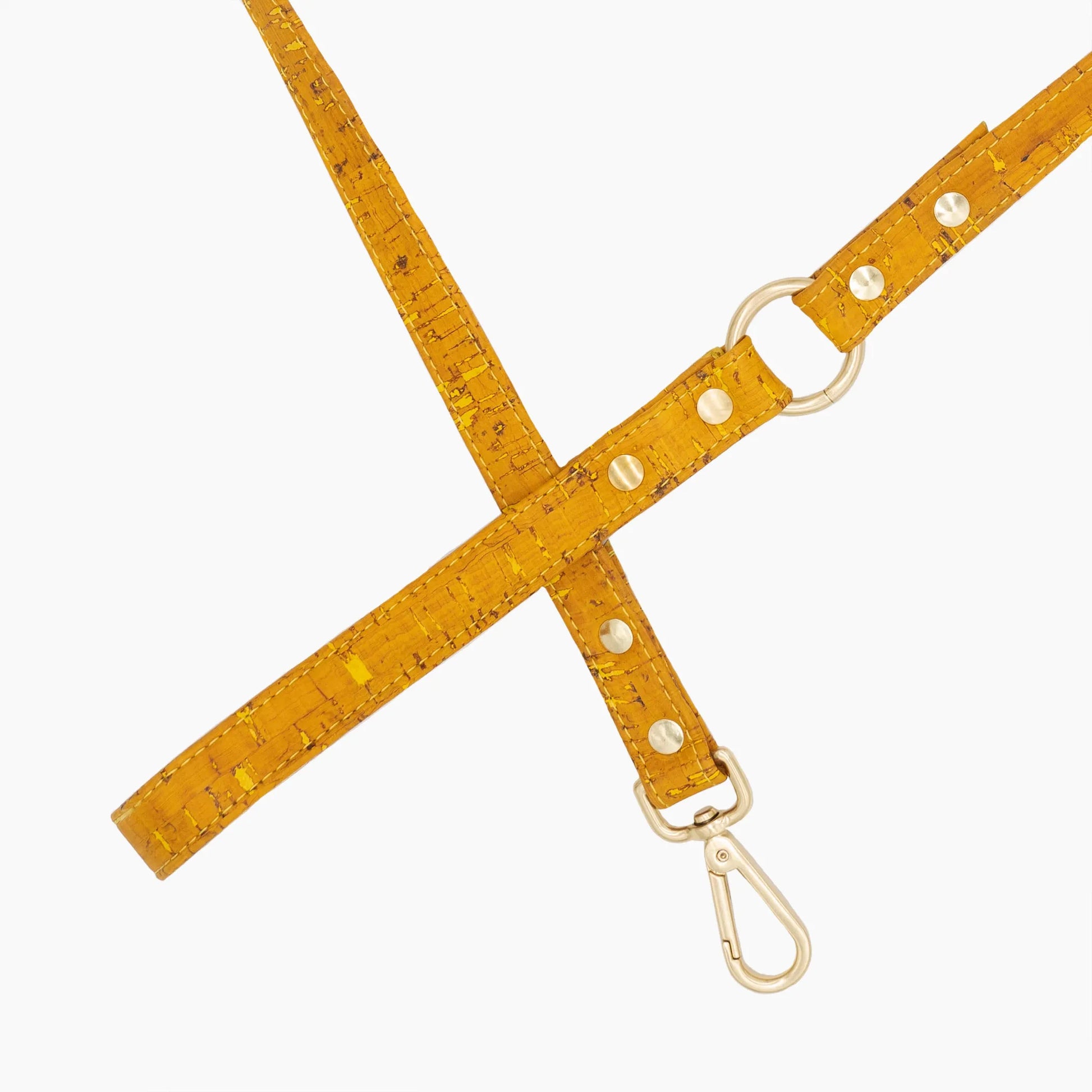 Honey Yellow Cork Leather Leash - Your Pet Connection