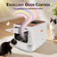 Go Fresh - Cat Litter Box - 2 Entries Hooded Cat Litter Box With Stainless Steel Base