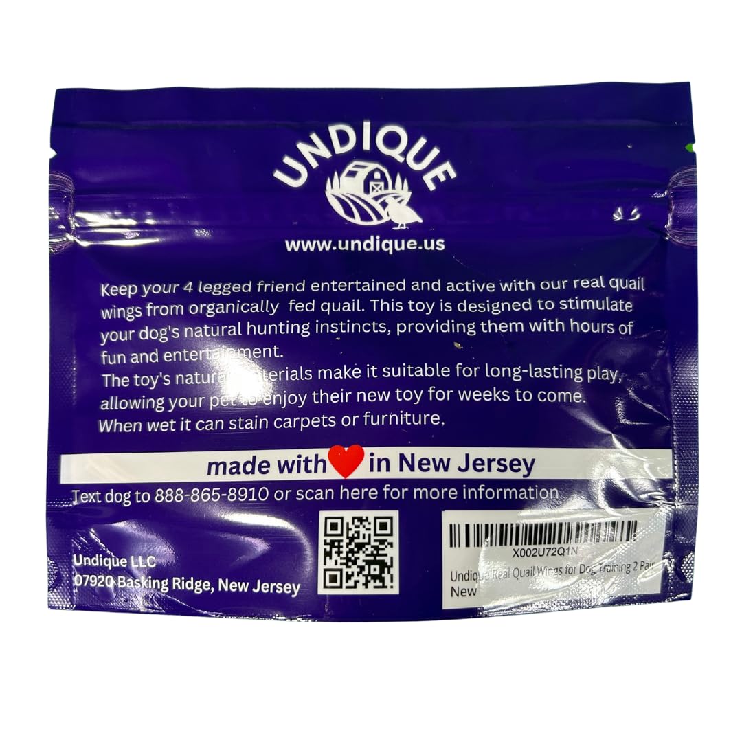 Real Quail Wings for Dog Training 2 Pair - Your Pet Connection