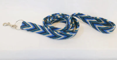 Blue Handmade Wayuu Pet Leash - Your Pet Connection