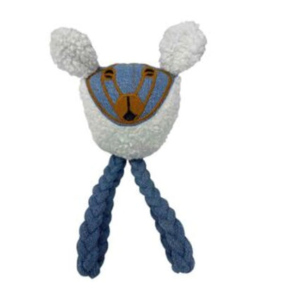 Lamb Ball & Rope Toy - Your Pet Connection