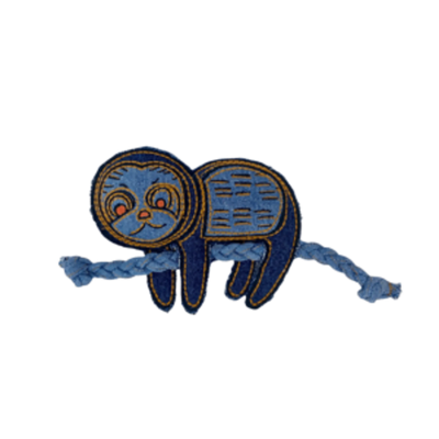 Sloth Crinkle & Rope Toy - Your Pet Connection