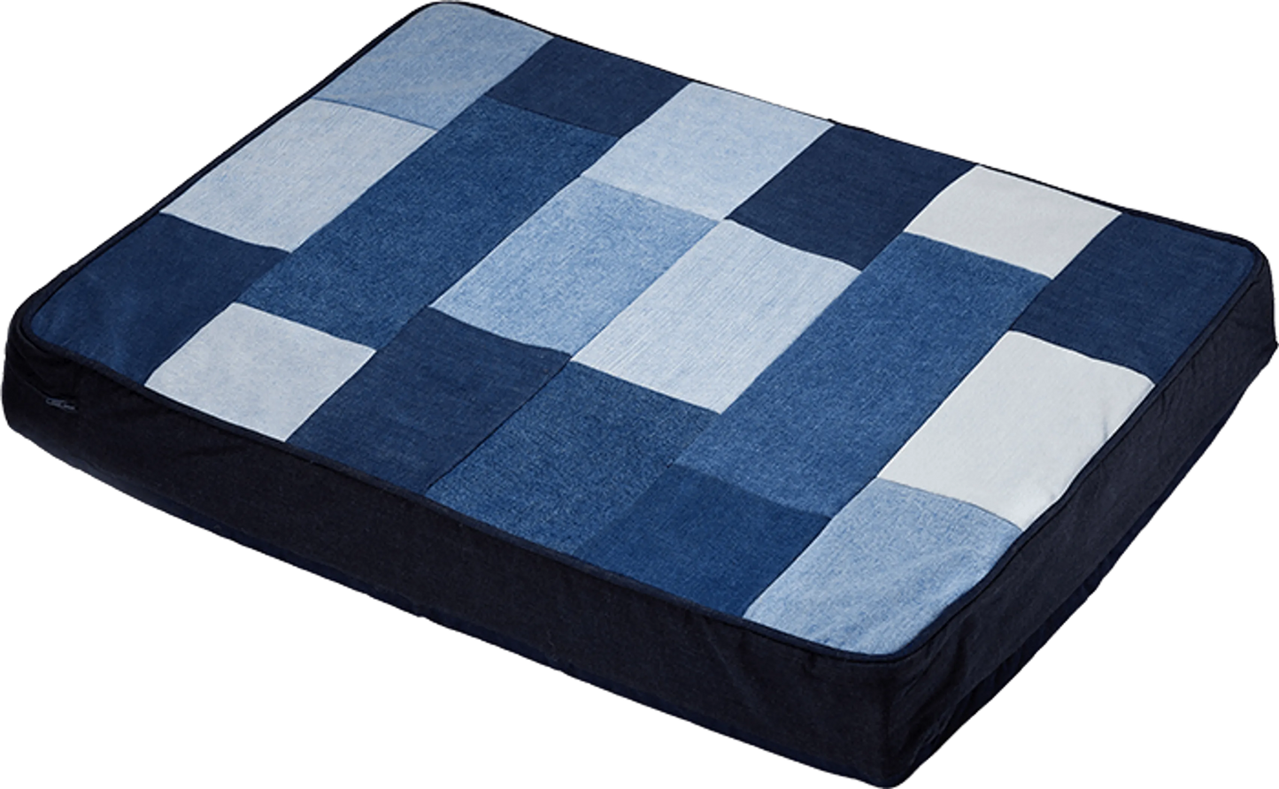 Patched Denim Dog Bed - Your Pet Connection
