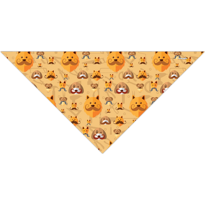 Bandoggies Festive Microfiber Dog Bandanas One-Size-Fits-Most