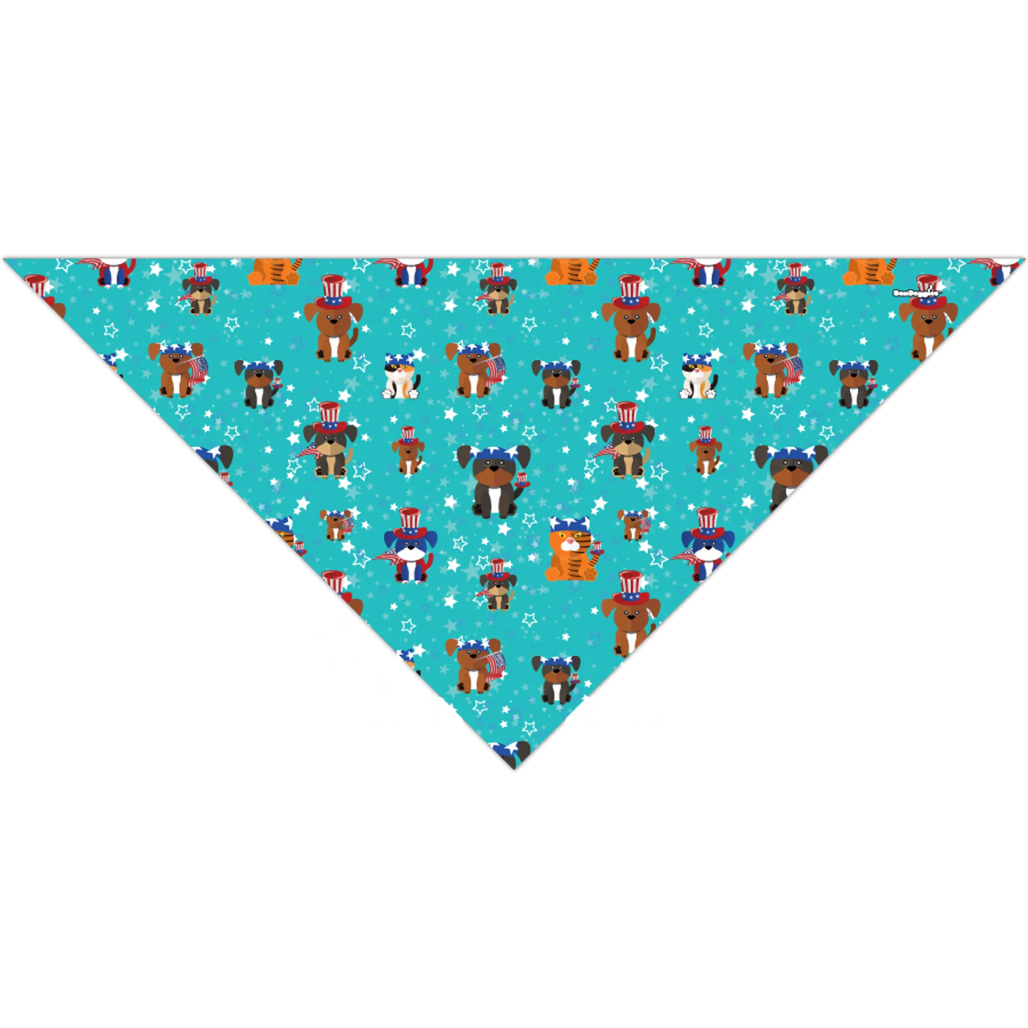 Bandoggies Holiday Microfiber Dog Bandana 15x7.5