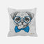 Smartie Pants Pug Throw Pillow - Your Pet Connection