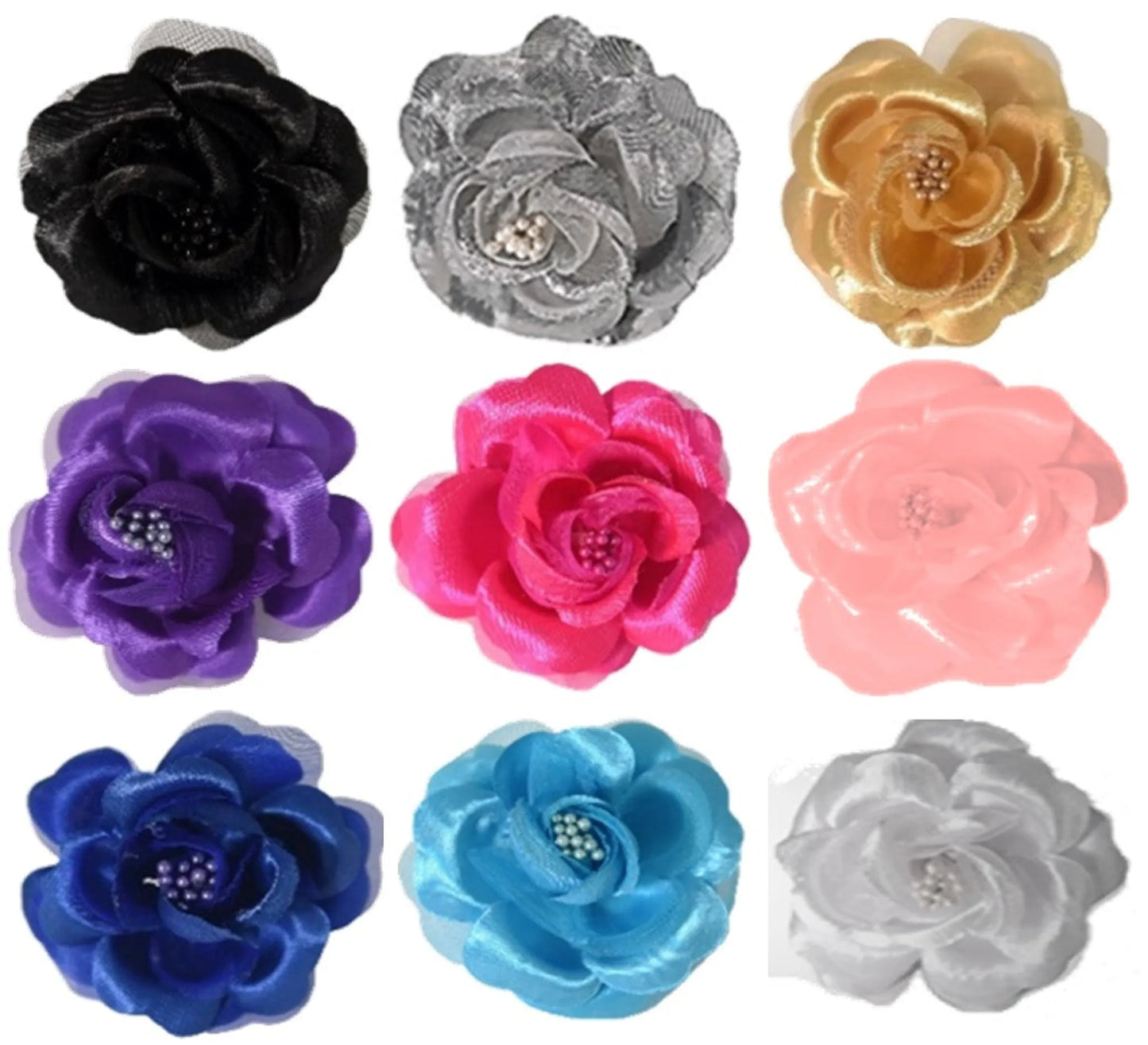 FL2001 | Pearl Rose Dog Pet Bow|Pets Ribbons - Your Pet Connection