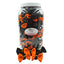 GG109PV | 50-100 2" Halloween Pumpkin Trim Velcro Dog | Cat Bows in a Jar|Pets Ribbons - Your Pet Connection