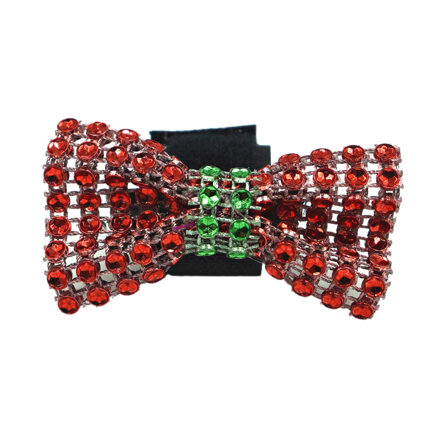 GG110XV | 50-100 Christmas Bling Velcro Dog Bows in a Jar|Pets Ribbons - Your Pet Connection