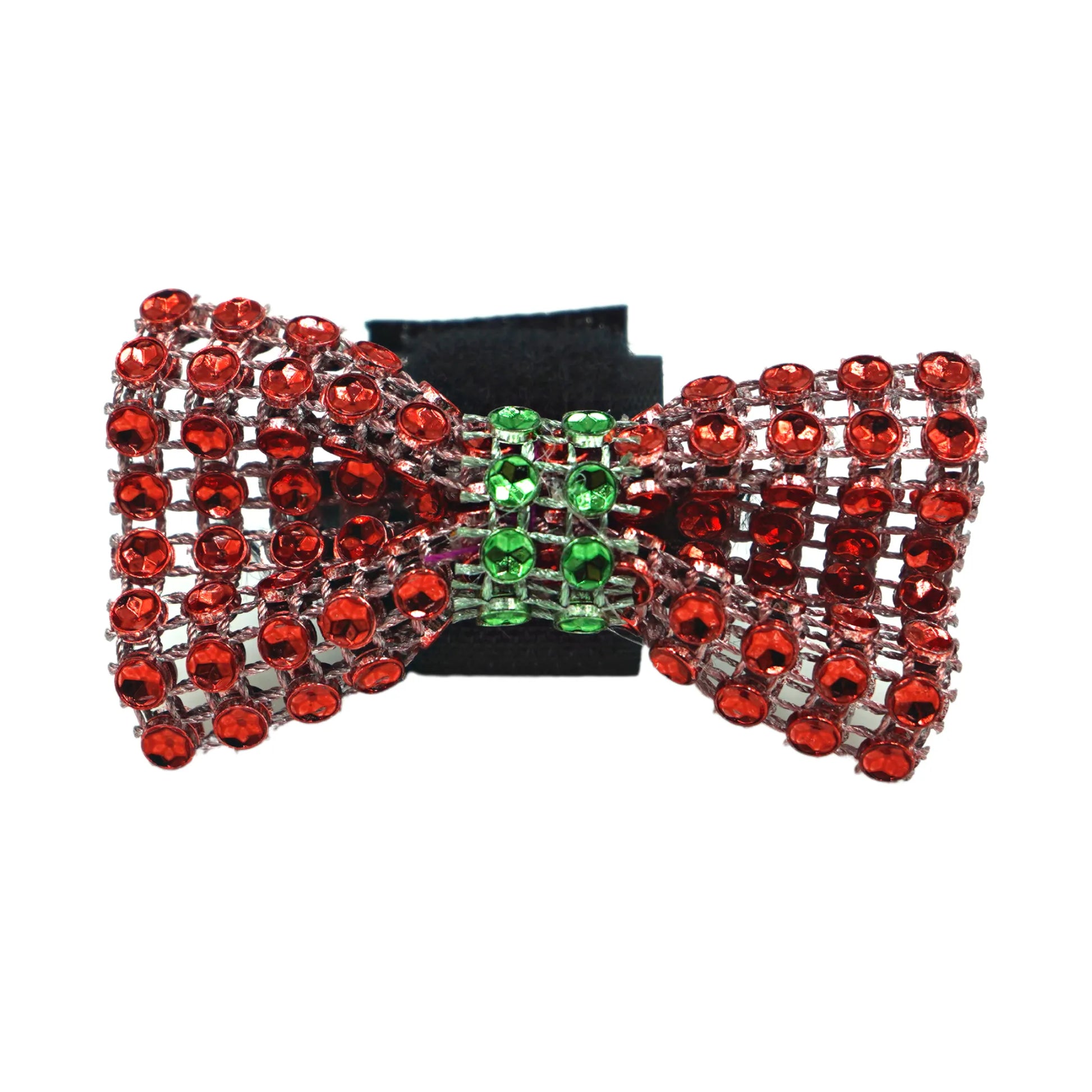 GG110XV | 50-100 Christmas Bling Velcro Dog Bows in a Jar|Pets Ribbons - Your Pet Connection