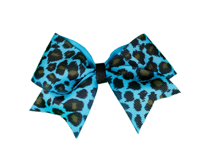 Pets Ribbons Cheer Styled Animal Print Bow