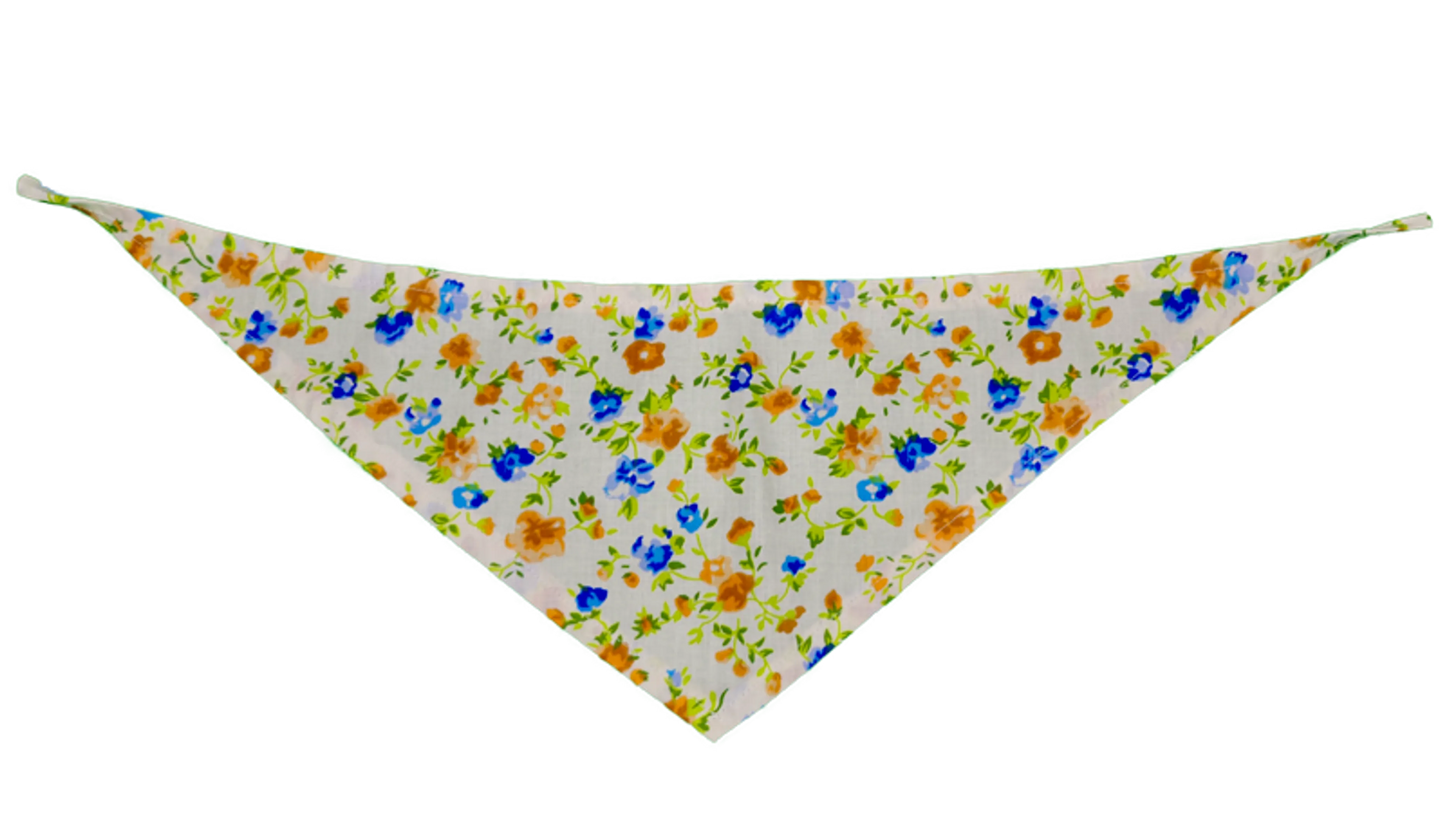 Pets Ribbons Chic Yellow Rose Bandana 80 cm