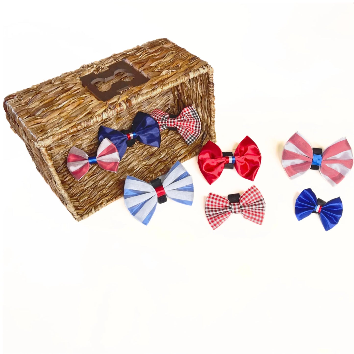 4th of July Bow Budget Bundle|Pets Ribbons - Your Pet Connection