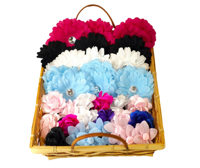 Pets Ribbons Floral Pet Accessories - Decorative Basket