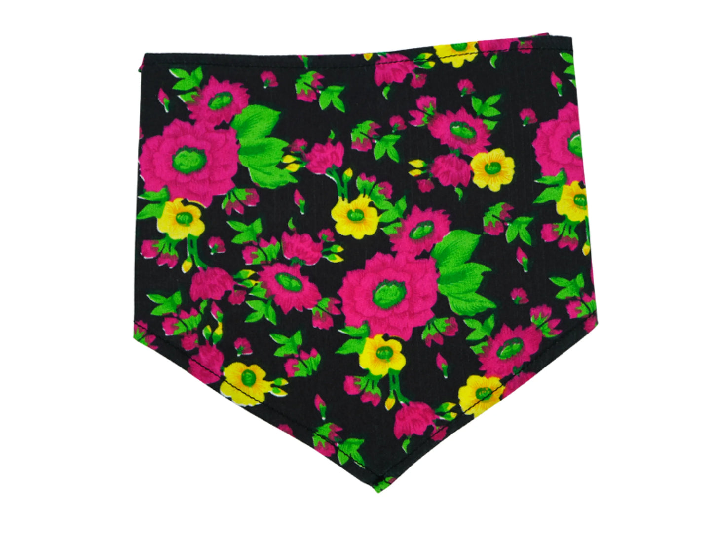 Pets Ribbons Floral Bandanas 10x6 Inch