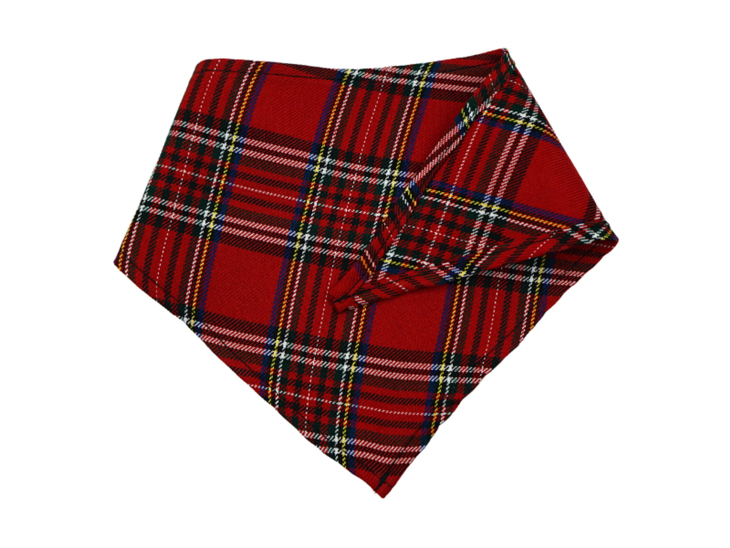 Pets Ribbons Plaid Bandana Adjustable Pet Accessory