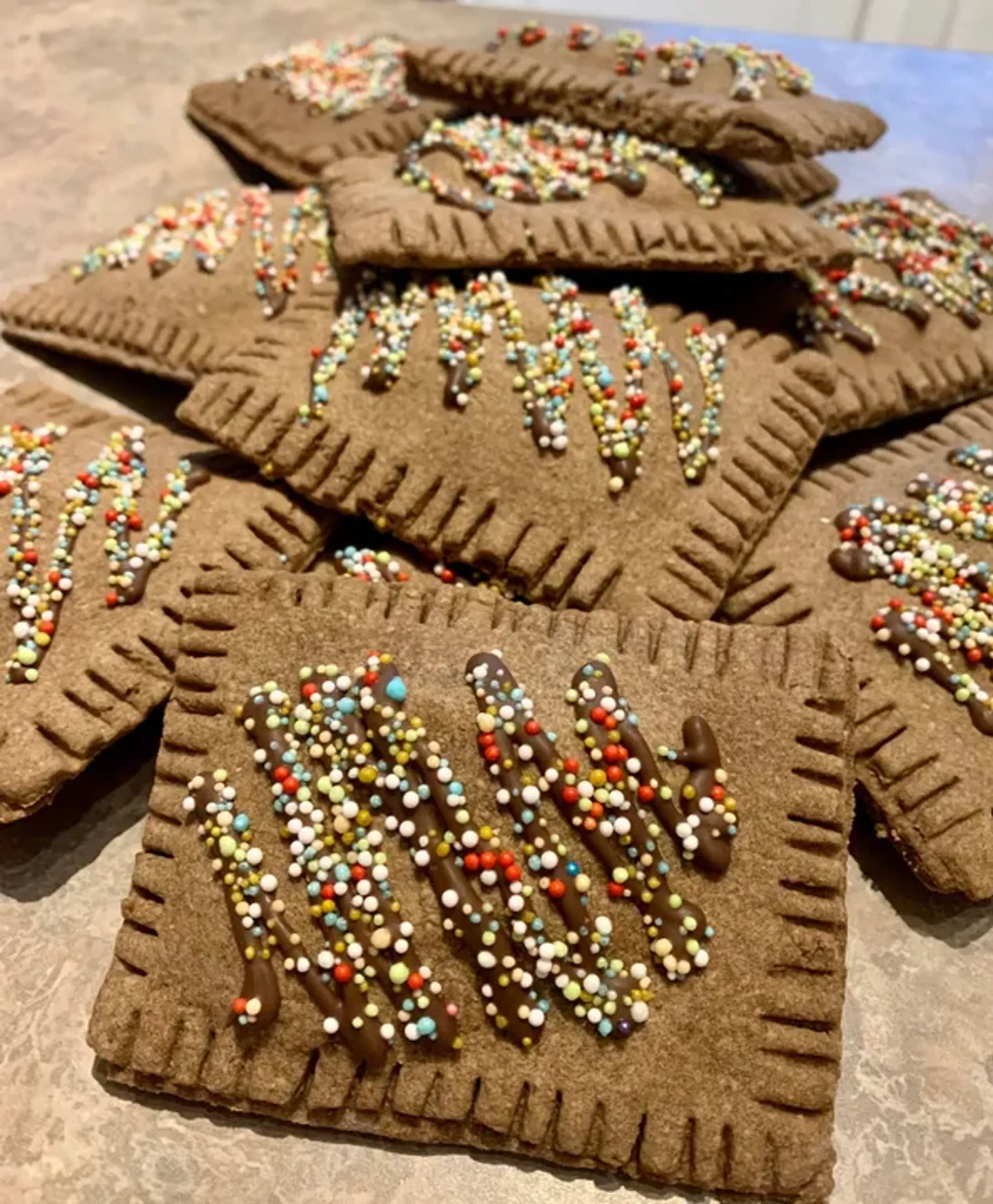 The Blue Cerebus Dog Bakery Large Carob Pup Tart