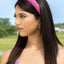 Pink Solid Beaded Headband - Your Pet Connection