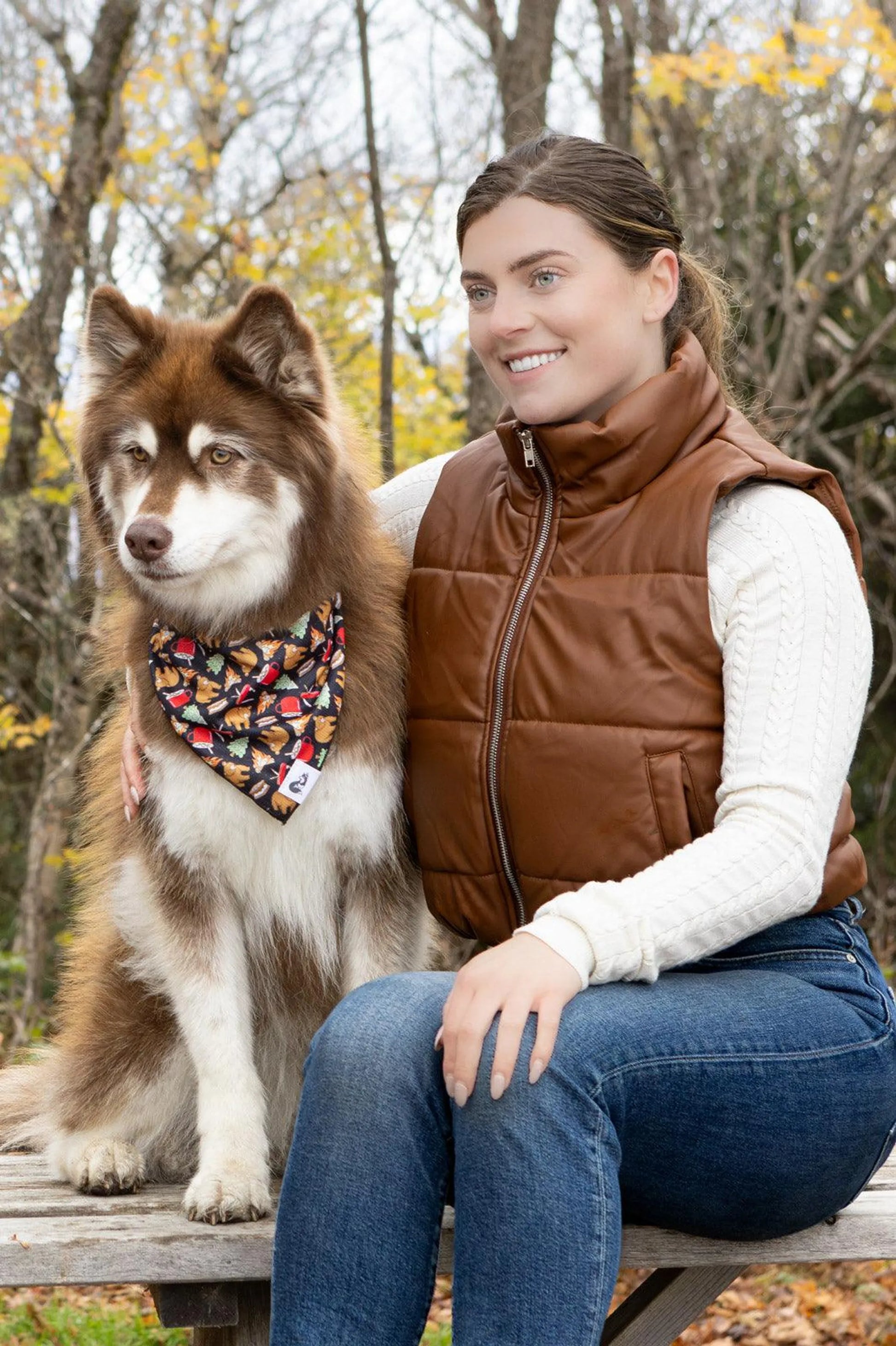 Woodland Tales Dog Bandana - Your Pet Connection
