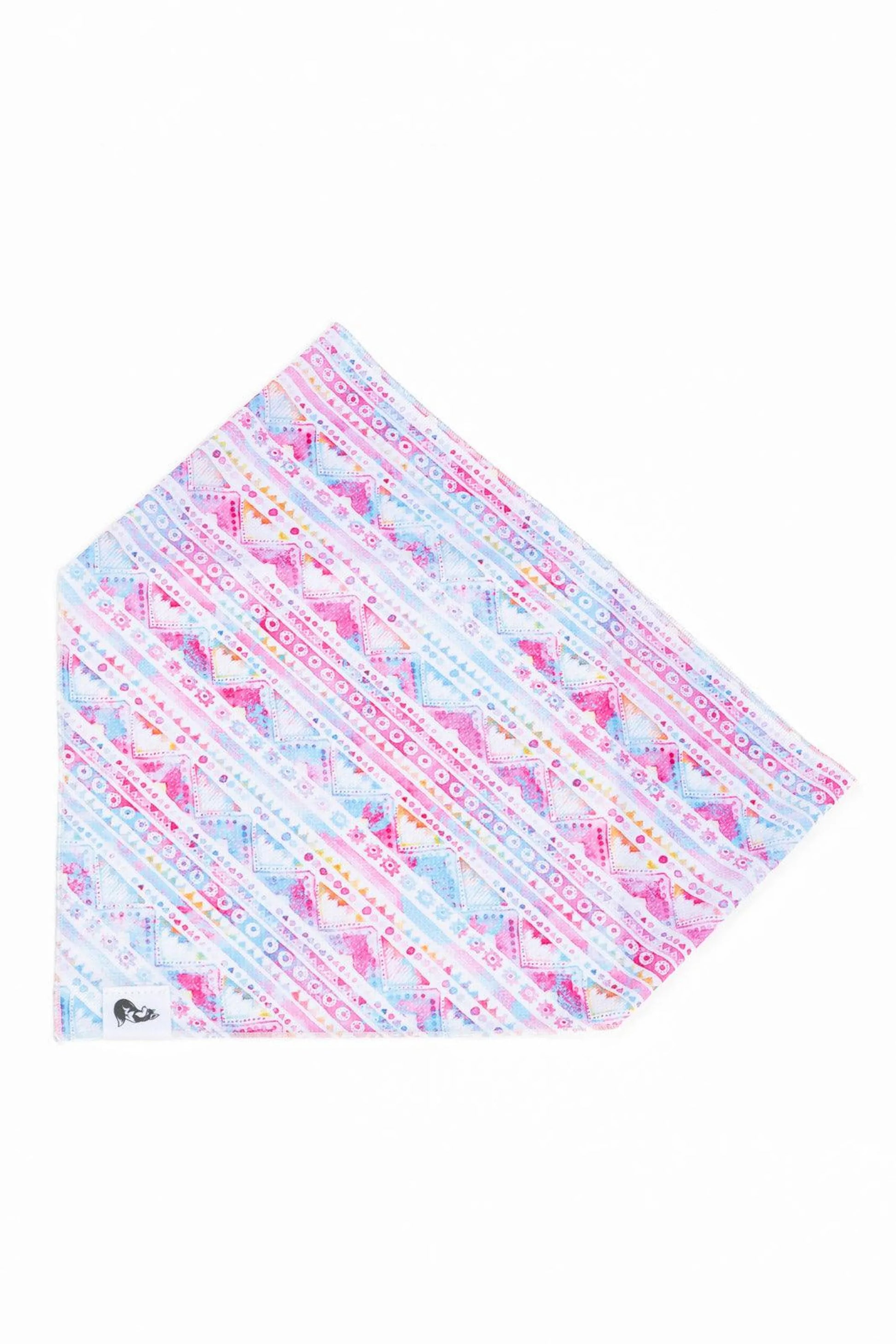 Pink and Blue Tribal Dog Bandana - Your Pet Connection