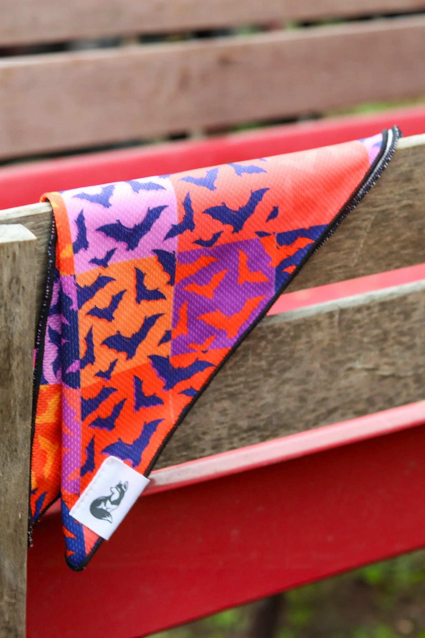 Spooky Bat Squares Dog Bandana - Your Pet Connection