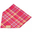 Wine Plaid Dog Bandana - Your Pet Connection