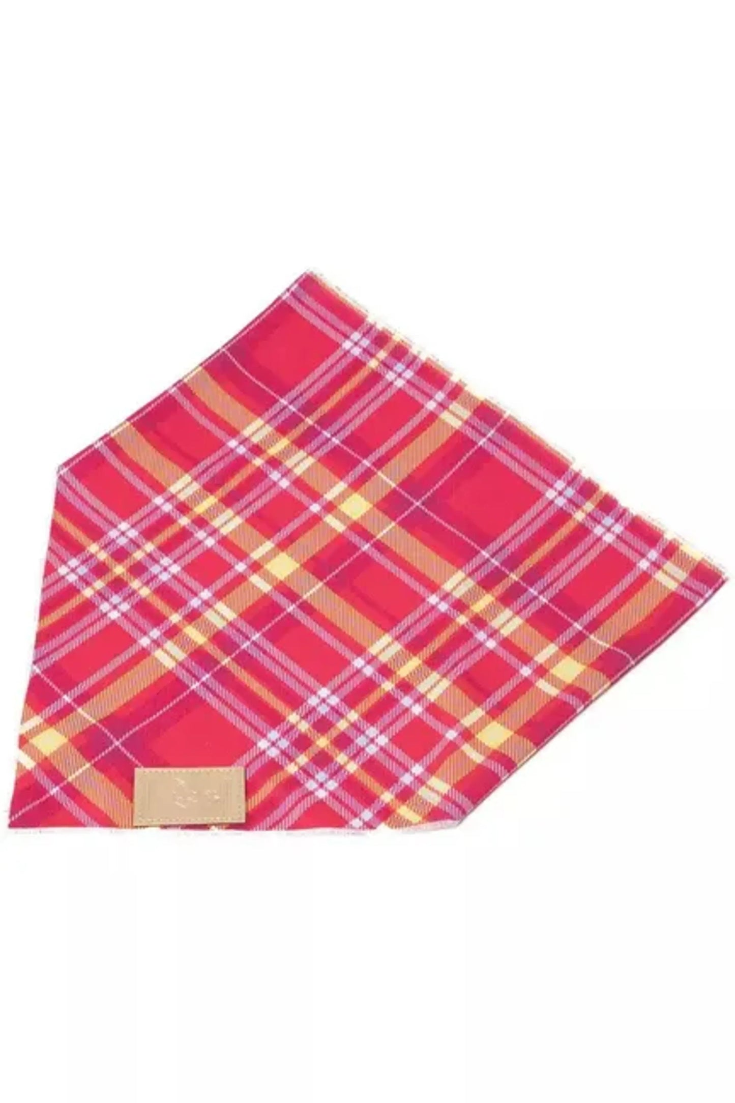 Wine Plaid Dog Bandana - Your Pet Connection