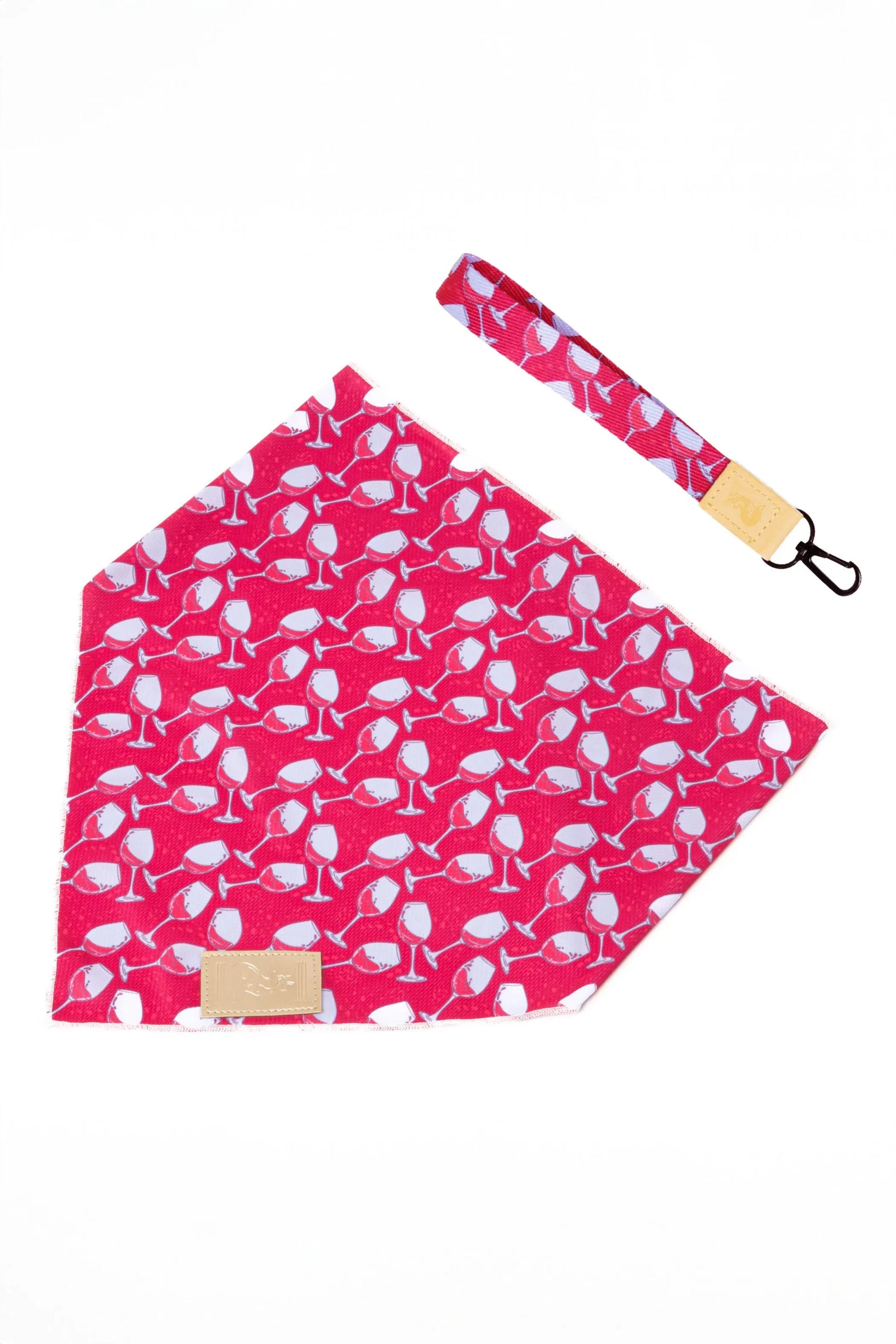 Red Mountain Syrah Dog Bandana & Matching Keychain - Your Pet Connection