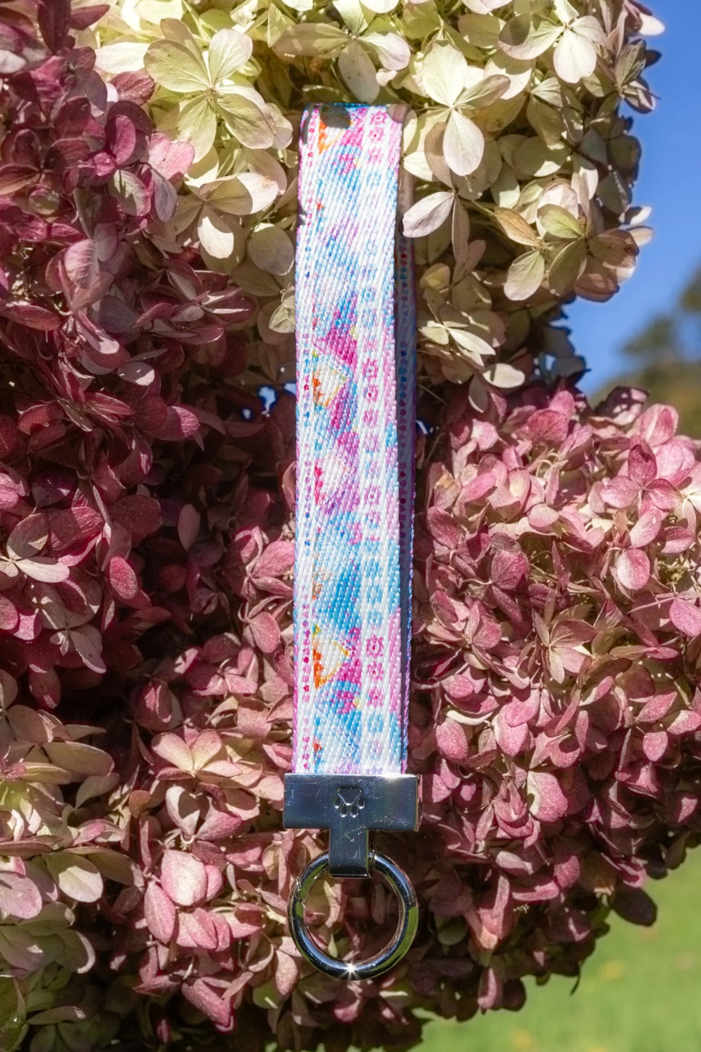 Pink and Blue Tribal Dog Bandana & Matching Keychain - Your Pet Connection