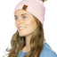 Dianthus Pink Ribbed Beanie with Pom - Your Pet Connection