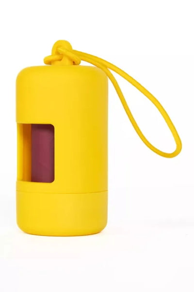 Sun Kissed Yellow Waste Bag Dispenser - Your Pet Connection