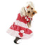 Red & White Polka Dots Sundress with Contrasting Flowers - Your Pet Connection
