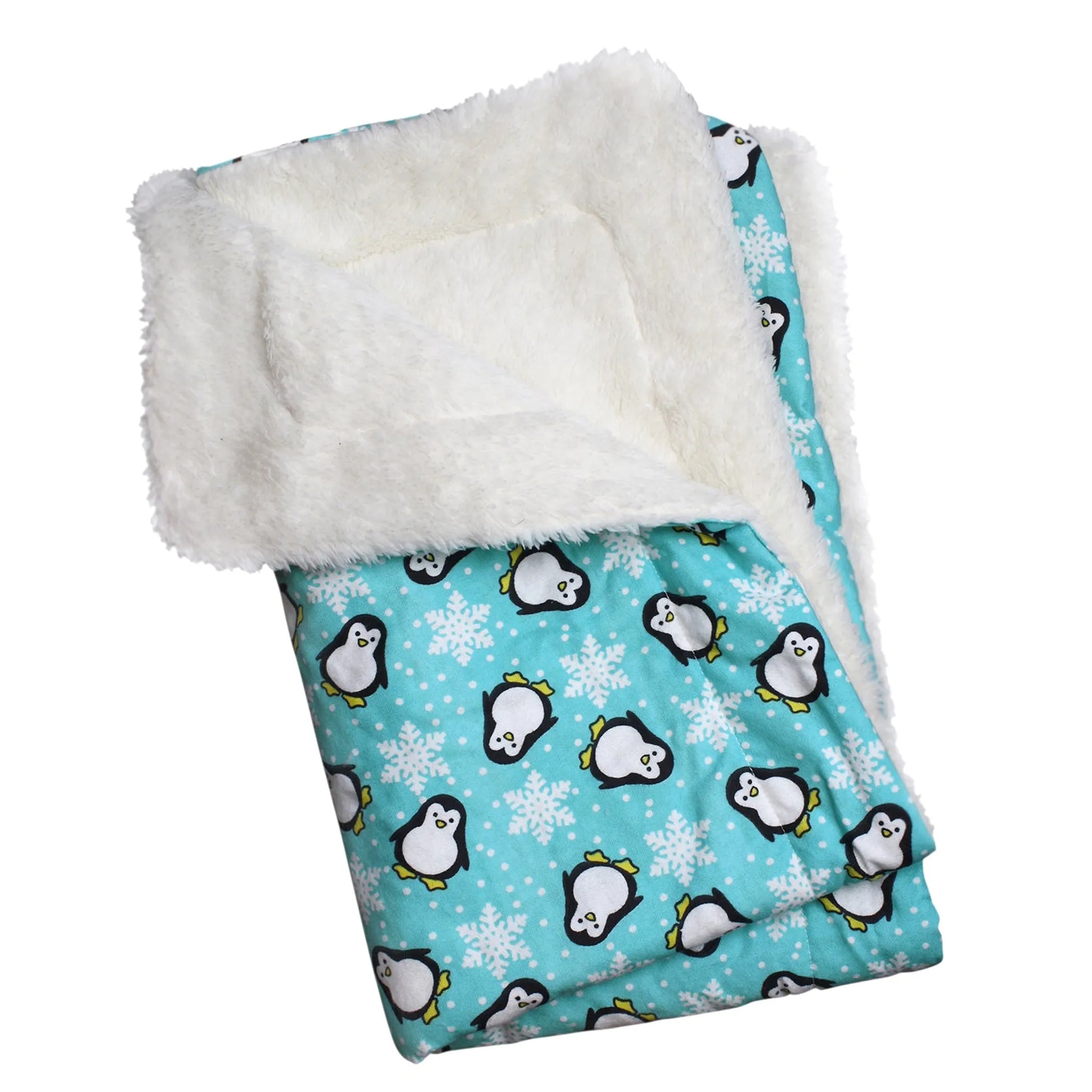 Penguins & Snowflakes Flannel/Ultra-Plush Blanket - Your Pet Connection