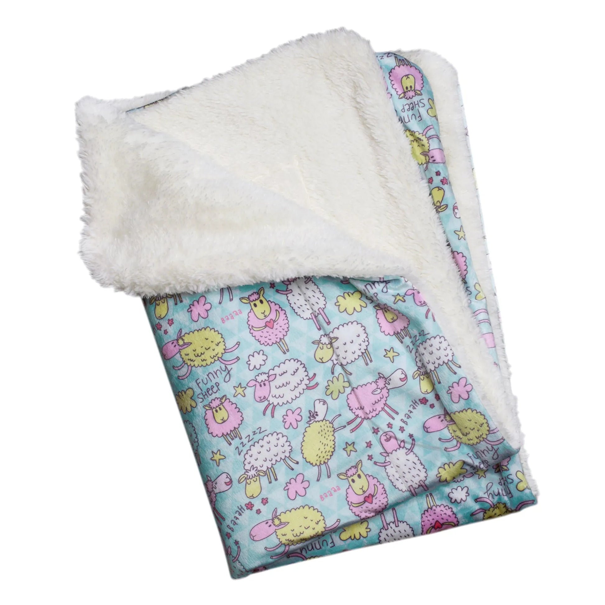 Ultra Soft Minky/Plush Funny Sheep Blanket - Your Pet Connection