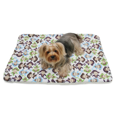 Ultra Soft Minky/Plush Monkey Blanket - Your Pet Connection