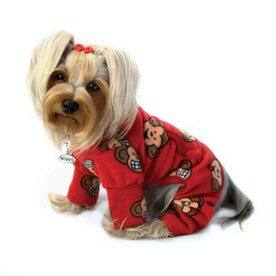 Silly Monkey Fleece Turtleneck Pajamas - Your Pet Connection