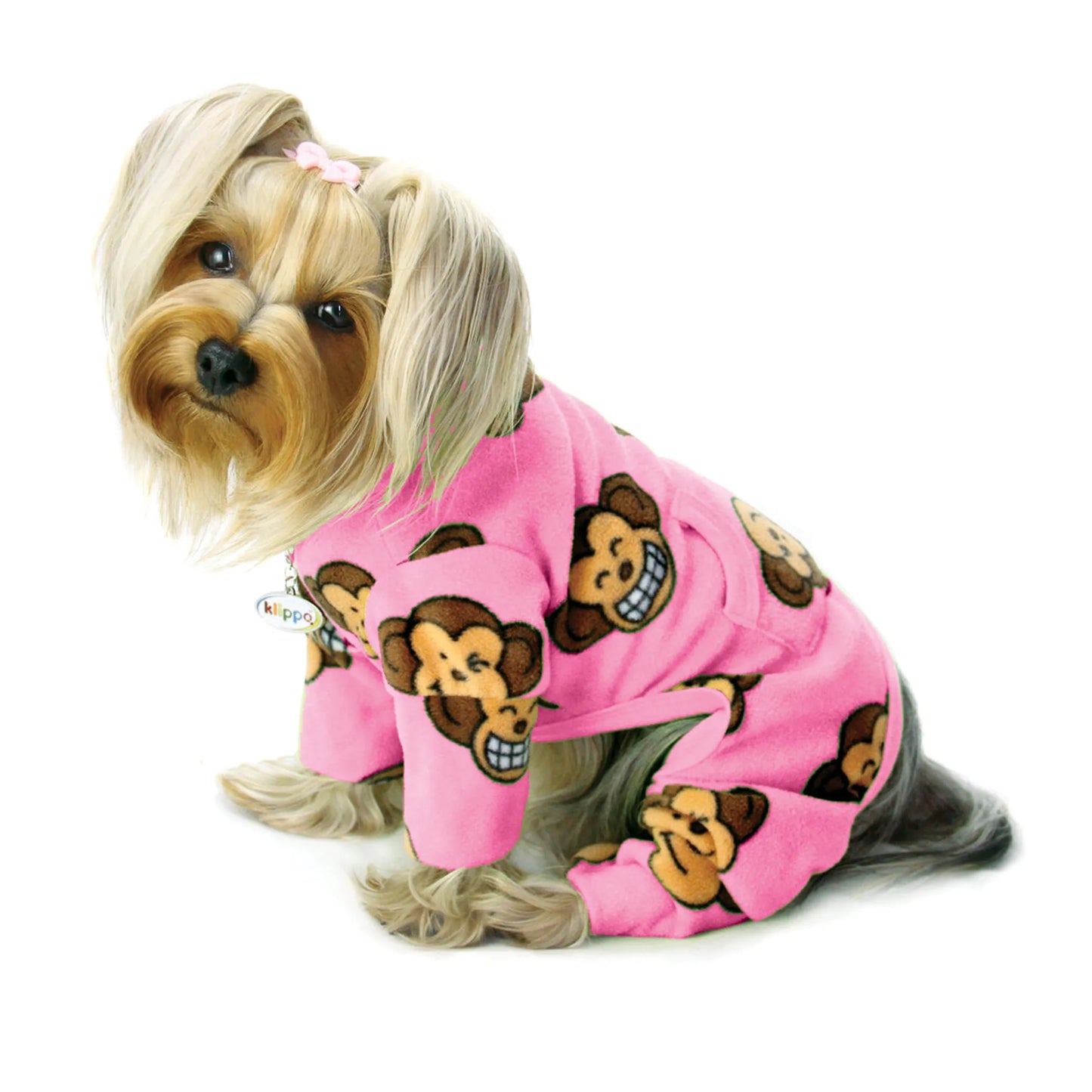 Silly Monkey Fleece Turtleneck Pajamas - Your Pet Connection